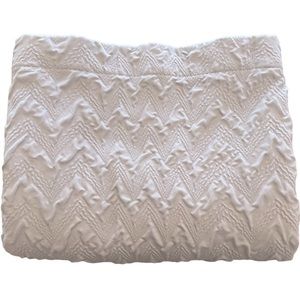 NWOT Gray Shower Curtain Chevron Pattern